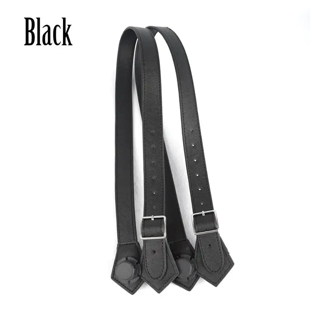 Color: black - TANQU Diamond Shaped Variable Handle for Obag Long Adjustable Handles with Drop Buckle for O Bag for EVA Bag Body