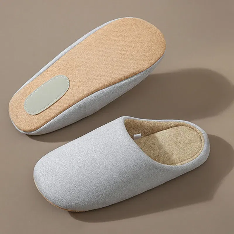Color: Grape, Shoe Size: 38-39, Ships From: CHINA - Asgard Women Warm House Slippers Winter 2024 New Silent Flat Bedroom Slides Indoor Cozy Fur Women Cotton Shoes Men Fuzzy Slipper