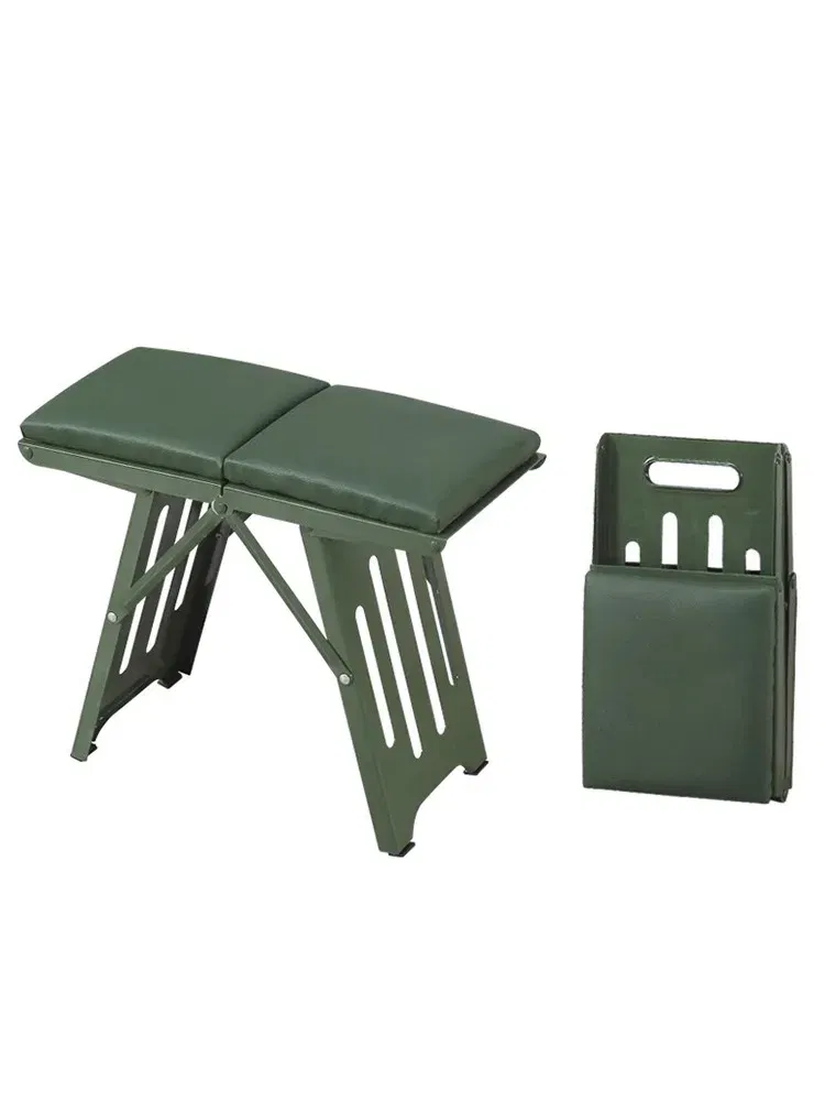 Color: Rice White, Ships From: CHINA - Household stools, folding stools, train portable stools, outdoor leisure sketches, tourism portable Maza small stools, subway