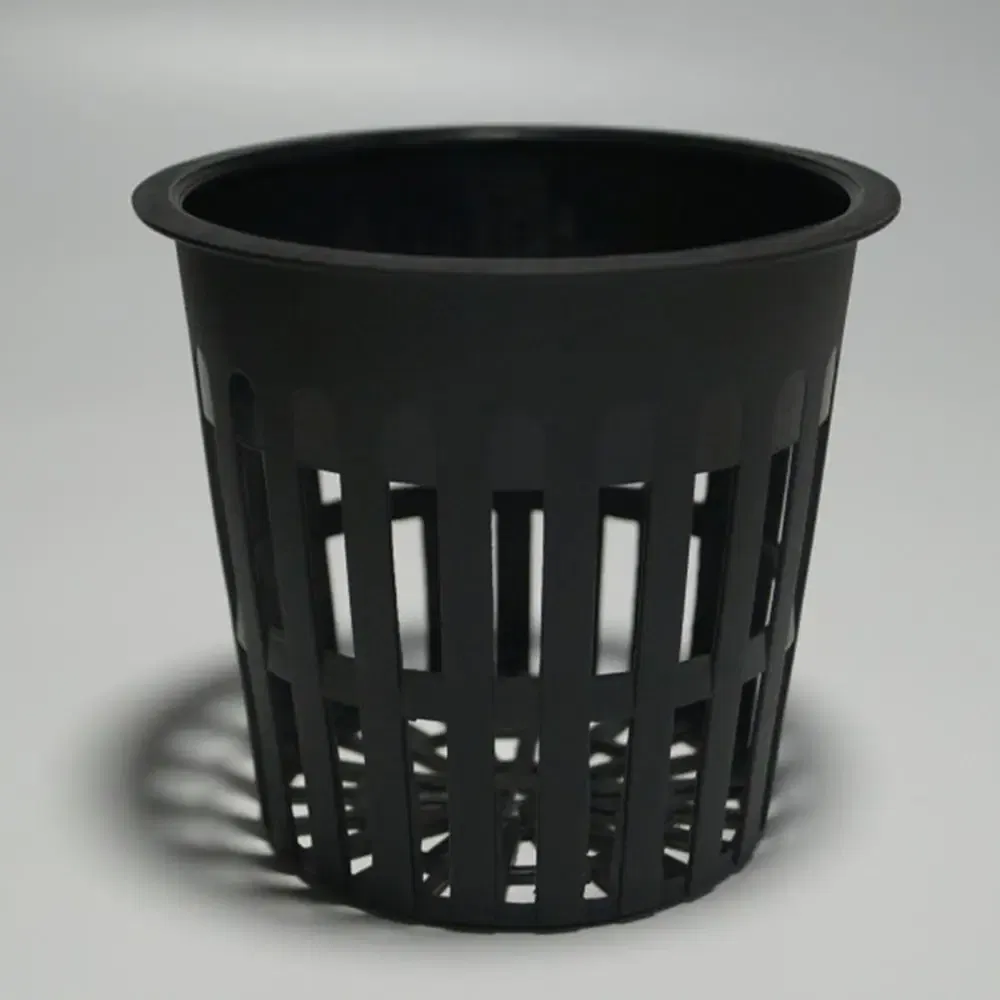 Color: WHITE - Heavy Duty Hydroponic Mesh Pot Net Cup Basket Hydroponic Aeroponic Vegetable Plant Soilless Cultivation Basket 108*98mm