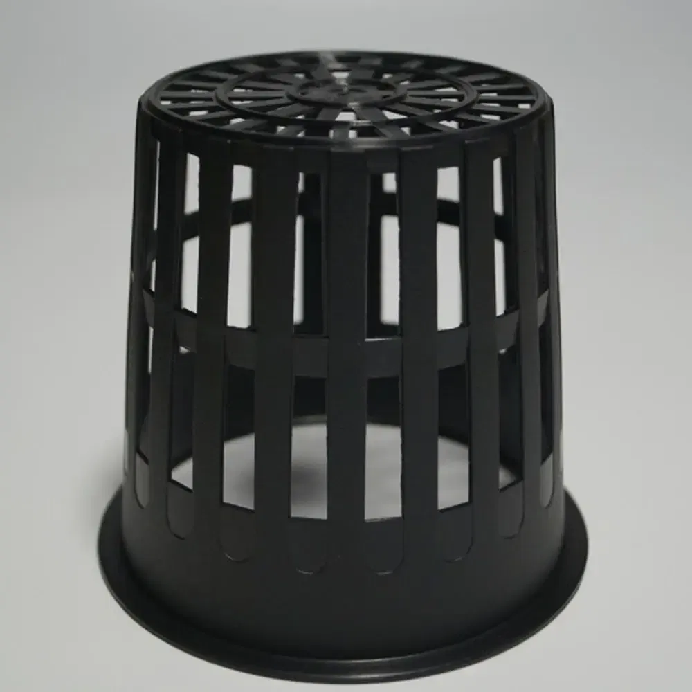 Color: WHITE - Heavy Duty Hydroponic Mesh Pot Net Cup Basket Hydroponic Aeroponic Vegetable Plant Soilless Cultivation Basket 108*98mm