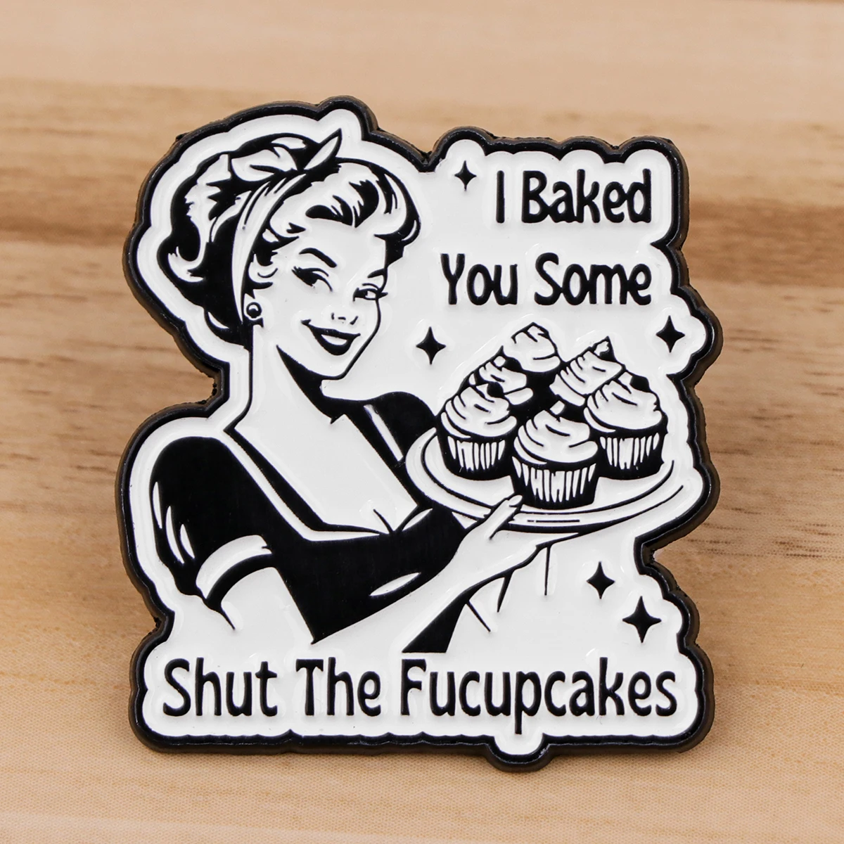 Metal color: pink, Color: WHITE, Main Stone Color: WHITE - Rose Enamel Pin Lapel Pins Badges on Backpack Women Funny Quotation Brooch Clothes Jewelry Fashion Accessories Gift