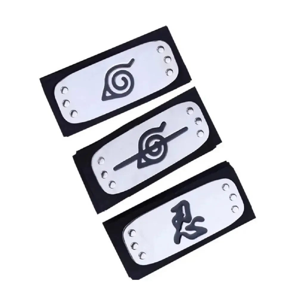 Color: Gold - Ninja Headband Rebel Leaf Naruto Forehead Protector Coslapaly Anime Peripheral