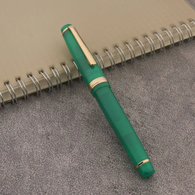 Color: PURPLE - JinHao 82 Fountain Pen Color match Dip in water Glass Nib Stationery Office School Supplies Ink Pens