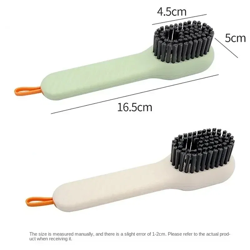 Color: Mixed Color - Automatic liquid laundry brush with soap dispenser multifunctional hydraulic cleaning brush, shoe brush, cleaning brush, cleaner