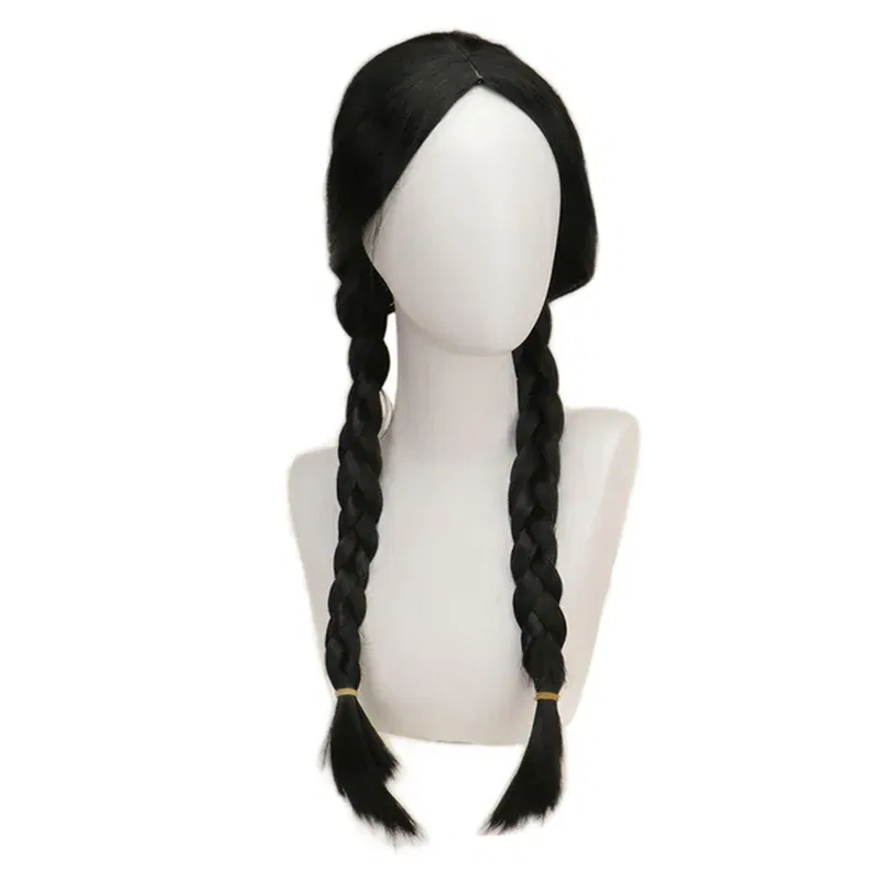Color: Yellow - Girl Princess Cosplay Wig Children Mermaid Wig Princess Hair Accessories Carnival Party Wig Princess Dress Accessories Matching
