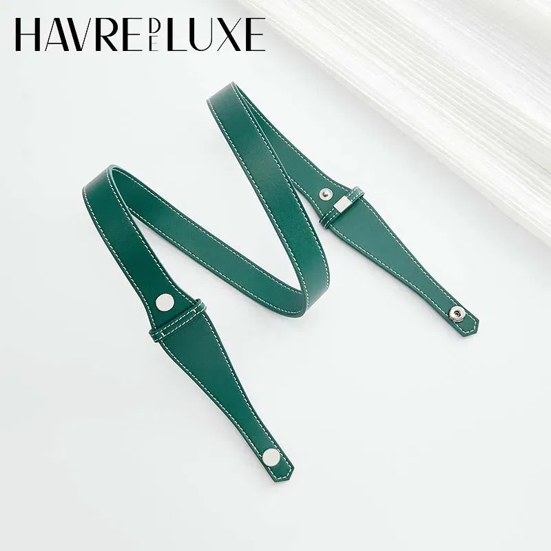 Color: MULTI - Bag extended shoulder strap for Goyard Bowling 25 toiletries bag handle shoulder replacement strap bag modification accessories