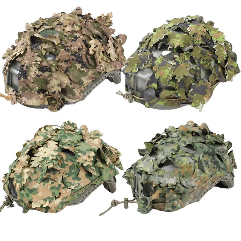 Color: army green - FAST Helmet Cover Flecktarn Splittertarn NFP CADPAT Camouflage Cap customed camo