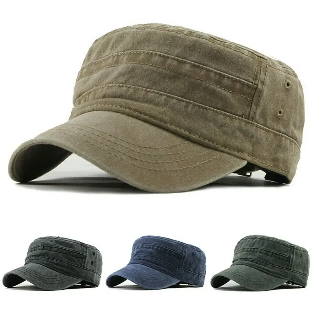 Color: army green - 1PC Camouflage Army Hat Men Women Baseball Cap Camo Military Cadet Combat Fishing Cap