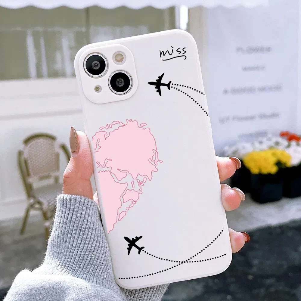 Color: GRAY, Material: Microfiber - Couple Black and White Love Sun Moon Case For Samsung Galaxy S10 S20 S21 S22 S23 S24 FE Plus Ultra Note 20 Silicone Phone Case