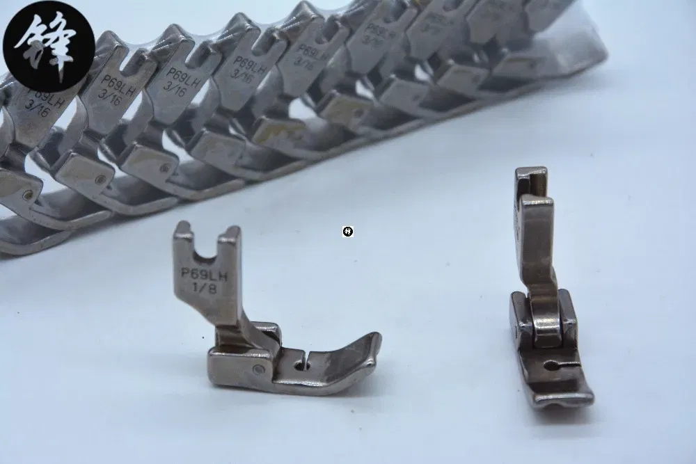 Industrial sewing machine parts presser P69LH 1/8 3/16 , flat car sewing machine presser foot rope 2mm3mm5mm6mm8mm steel inserts