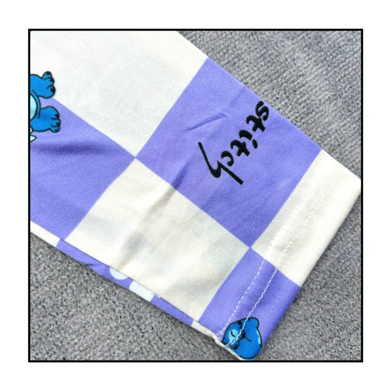 Color: SKY BLUE, Kid Size: 8T - New Pajama Boys Girls Pajamas Stitch Clothing Sets Kids Long Sleeve +Pant 2Piece Children Home Clothing Girl Nightgown