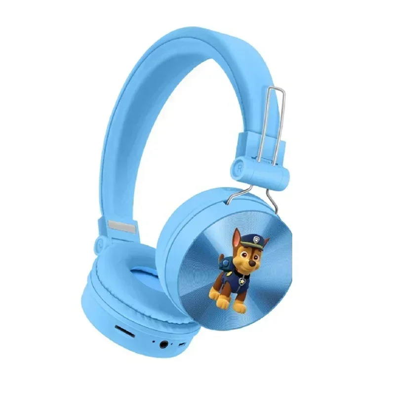 Color: Brown - Paw Cartoon Patrols Chase Skye 5.0 Bluetooth Headset Folding Series Wireless Sports Wireless Headset Cartoon Earphones Gift