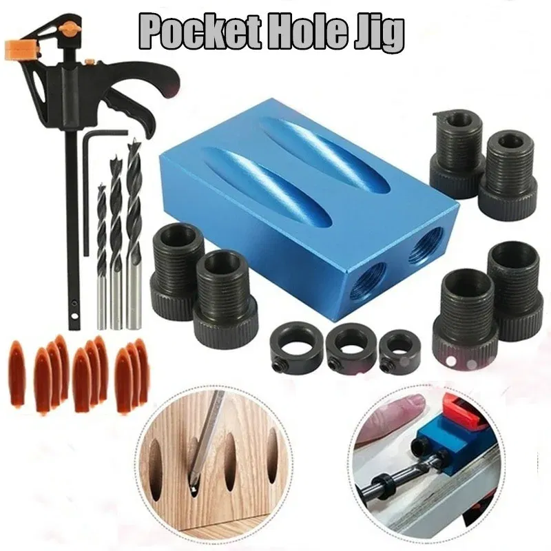 Color: Green, Purple, Ships From: CHINA - ZK30 15 Degree Oblique Hole Locator Angle Drilling Locator Aluminium Woodworking Drill Bits Jig Clamp Kit Guide Wood Hand Tools