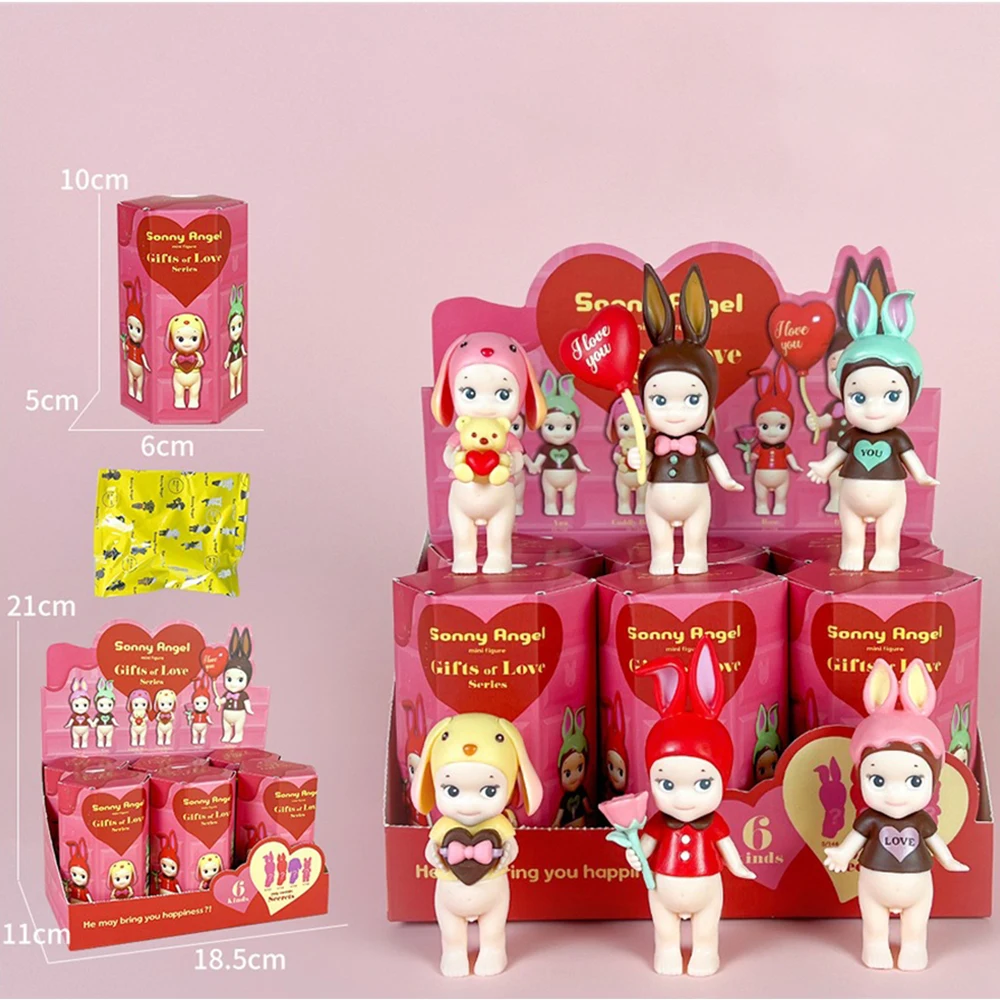 Color: Brown - Angel Good Luck Standing posture Sunny Angel Doll Blind Box Hot Selling Trendy Play Handmade Car Cake Ornament