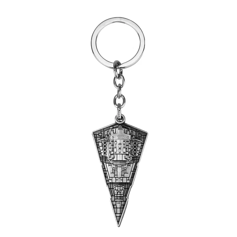 Color: Yellow, Ships From: CHINA - Disney Star Wars Keychain Key Ring Spaceship Darth Vader Robot BB 8 Metal Pendant Cool Movie Jewelry For Men Car Key Chain