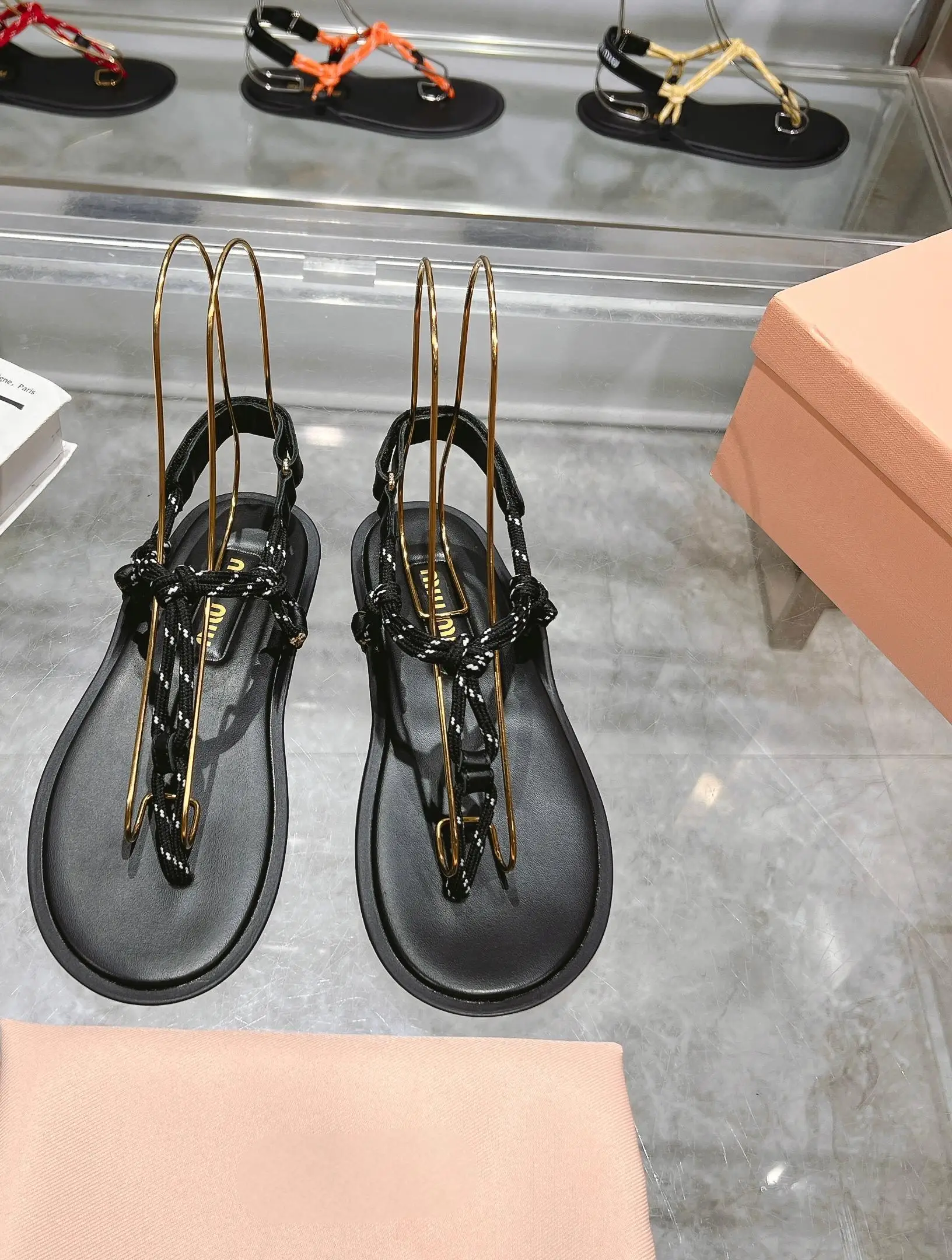 Color: black, Shoe Size: 36 - 25 New Summer Products, Super Cost-effective, Summer Sandals and Flip-flops Are Versatile and Trendy, MIU Series Flip-flops