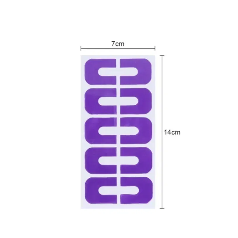 U-shape Nail Form Guide Sticker Stripping Tape Anti-splash Protection Nails Creative Fingerprint Stickers Finger Skin Protection