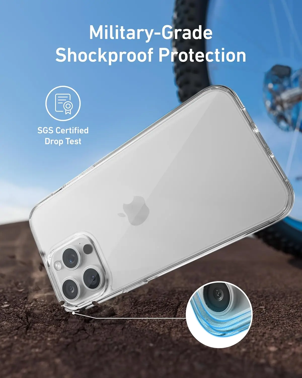 Color: Beige, Material: PP - For iPhone 16 15 14 13 12 Pro Max Case Clear, Slim Thin Lightweight Transparent [Non-Yellowing] Protective Phone Case