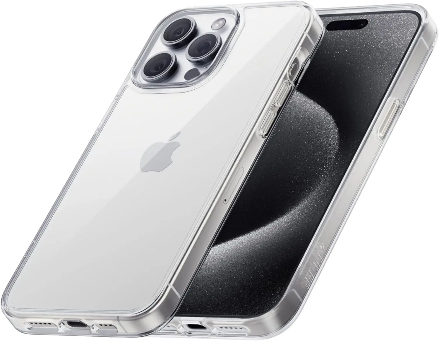Color: Beige, Material: PP - For iPhone 16 15 14 13 12 Pro Max Case Clear, Slim Thin Lightweight Transparent [Non-Yellowing] Protective Phone Case