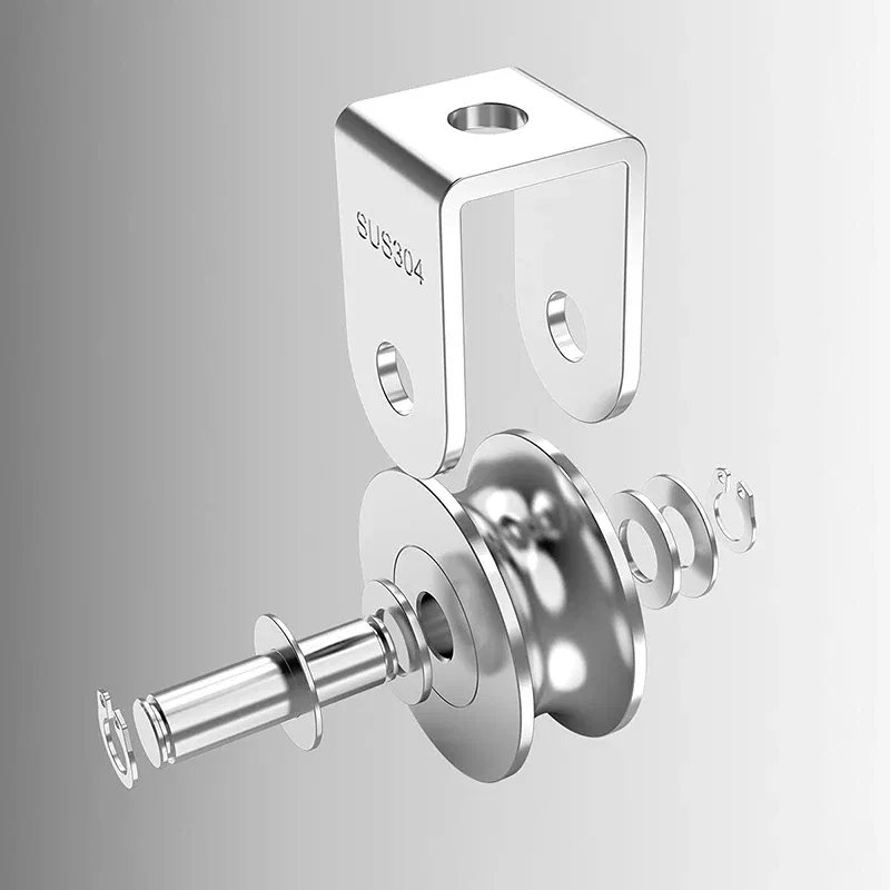 Ships From: CHINA, Type: Single-Wheel - Wheel Pulley 304 Stainless Steel Heavy Duty Track Wheel Rigid Caster Sliding Gate Roller Wheel Detachable Duplex Bearing