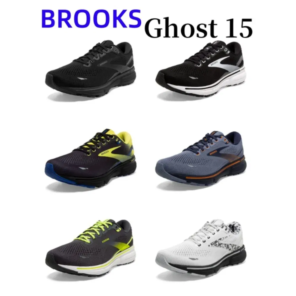 Color: Brown, Shoe Size: 45 - Brooks Ghost 15 Neutral Running & Walking Shoe Men?™s & Women?™s Casual Sneakers Original