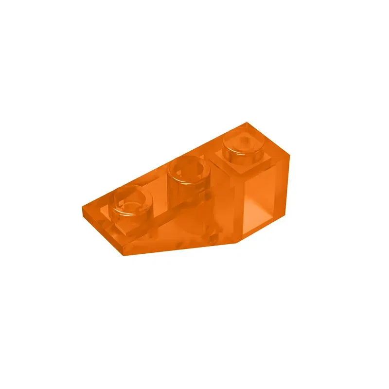 Color: Bright Green - Gobricks GDS-596 Slope, Inverted 33 3 x 1 compatiblewith lego 4287 pieces of children's toys Assembles Building Blocks Technical