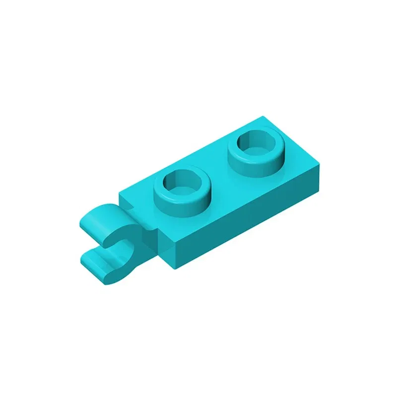 Color: light yellow - Gobricks 10PCS Bricks PLATE 2X1 W/HOLDER VERTICAL Compatible with 63868 children's toys Assembles Building Blocks Technical 2022