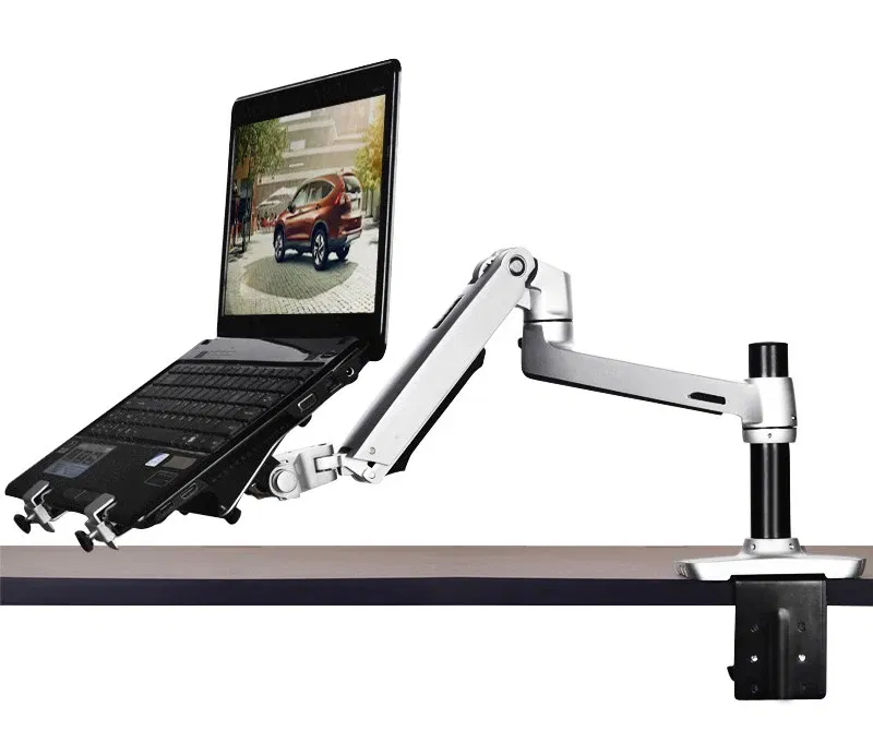 Color: Silver, Ships From: CHINA - XSJ8010 10-17 inch Laptop Tray Fits VESA 75*75mm and 100*100mm Laptop Support Holder Balck Silver Grey