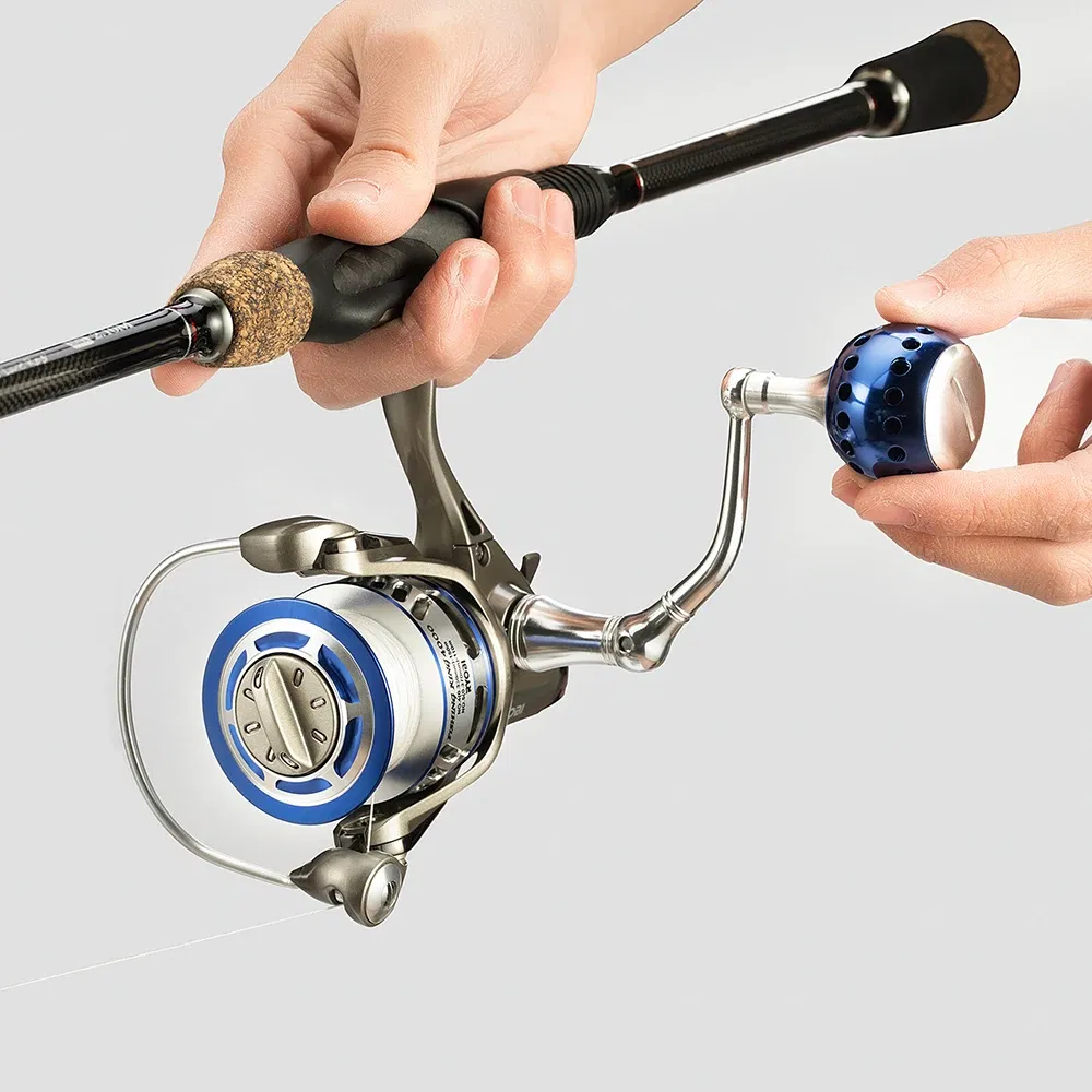 Color: Silver, Ships From: CHINA, Bearing Quantity: 7, Spool Capacity: 8000 Series - RYOBI FISHING KING ?… ?…? ?…? Reels Spinning Wheel 6+1BB Gear Ratio 5.0:1/5.1:1  Drag 2.5-10kg  Fishing Coil