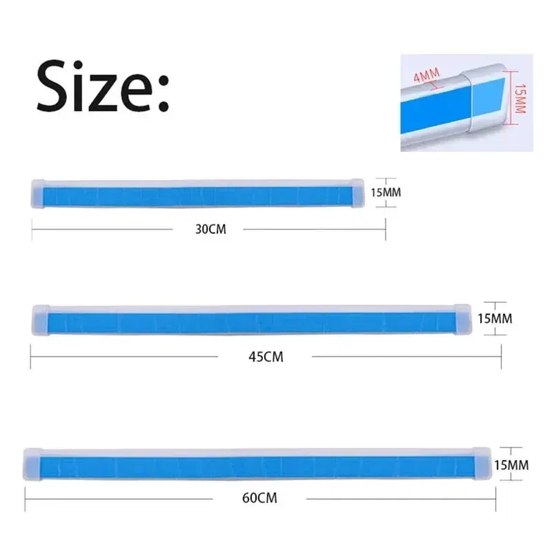 Emitting Color: DEEP BLUE - 2PCS 30CM Car Daytime Running Light Flexible Strip Ice Blue Turn Signal Yellow Brake Flow Lights DRL Auto Headlights 12v