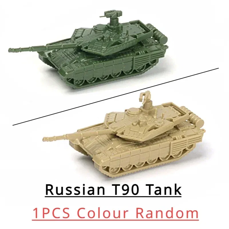 Color: Multicolor - 1/144 4D Classic Tank Model WWII Tiger Leopard US GER CHN USSR RUS Finished Model Sand Table Plastic Tanks Toy