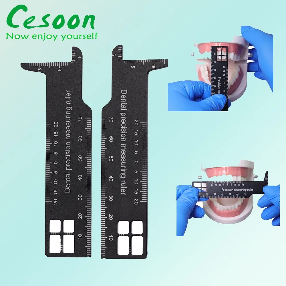 Dental Precision Measuring Ruler Span Scale Dentist Tools For Photography Endodontic Instruments Dentistry Laboratory Materials