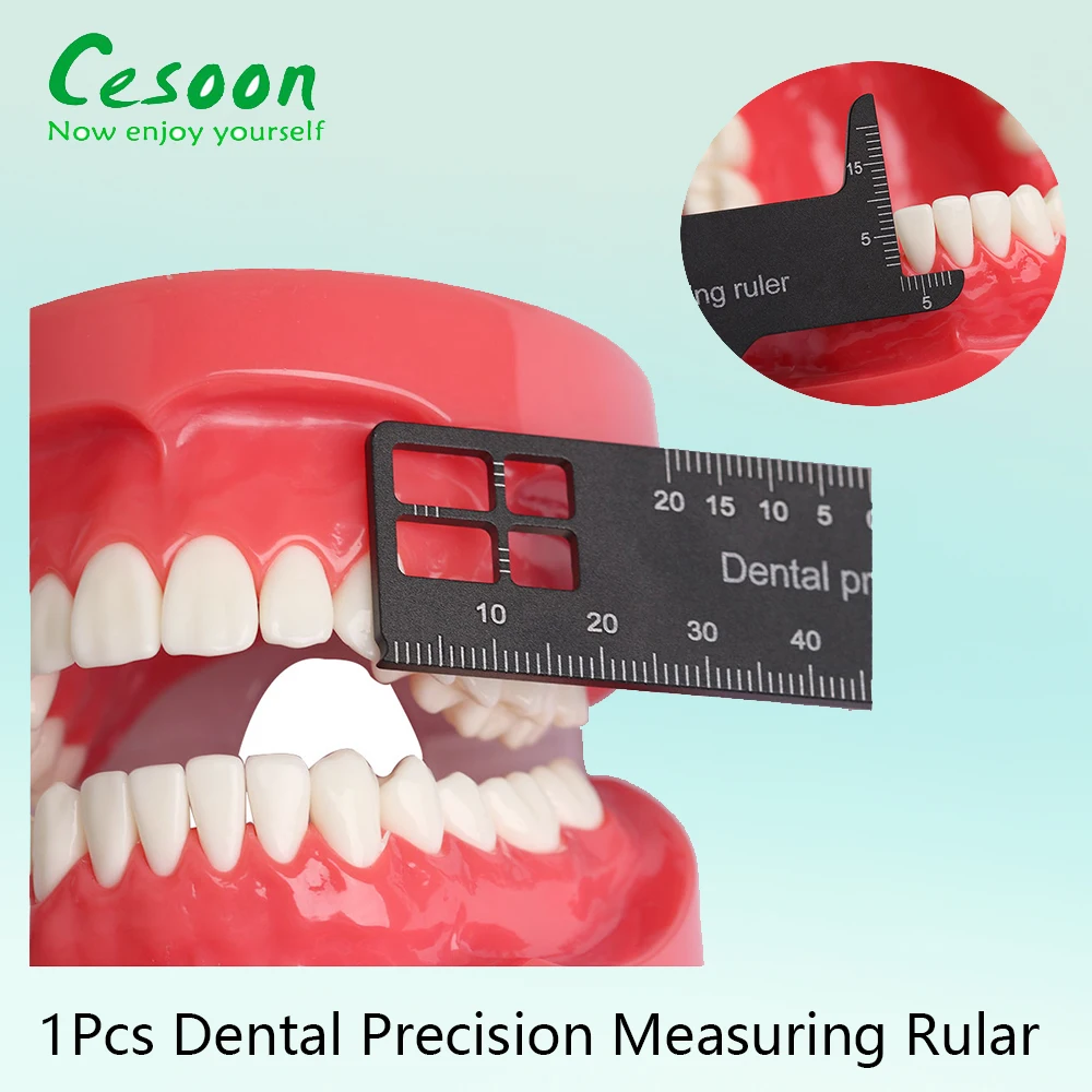 Dental Precision Measuring Ruler Span Scale Dentist Tools For Photography Endodontic Instruments Dentistry Laboratory Materials