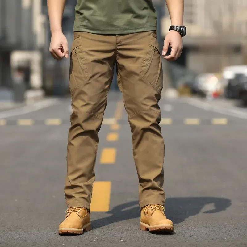 Color: Lavender, Size: 5XL - Archon X9 Tactical Pants Slim Fit Waterproof Camouflage Training Pants Spring Autumn Breathable Waterproof Overalls Loose Wear