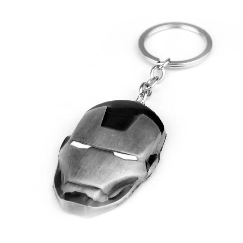 Color: green, Ships From: CHINA - The Avengers Superhero Iron Man Keychain Marvel Jewelry Car Key Holder Accessories Men Backpack Keyring Accessories for Fan Gift