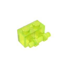Color: Burgundy - MOC PARTS Bricks GDS-652 BRICK 1X2 WITH STICK compatible with lego 30236 children's toys Assembles Building Blocks Technical