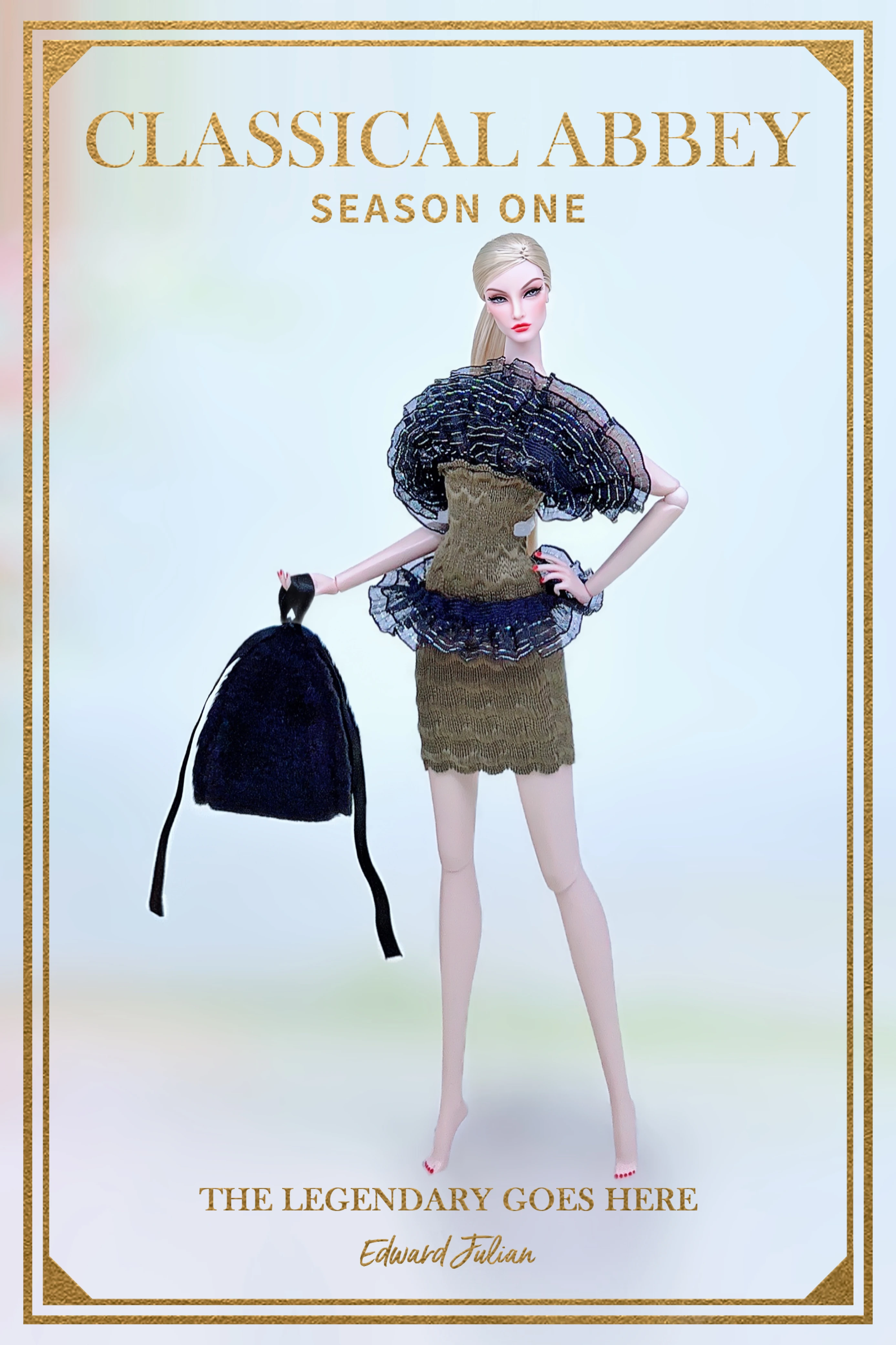 Color: Brown - for denim clothing for barbie