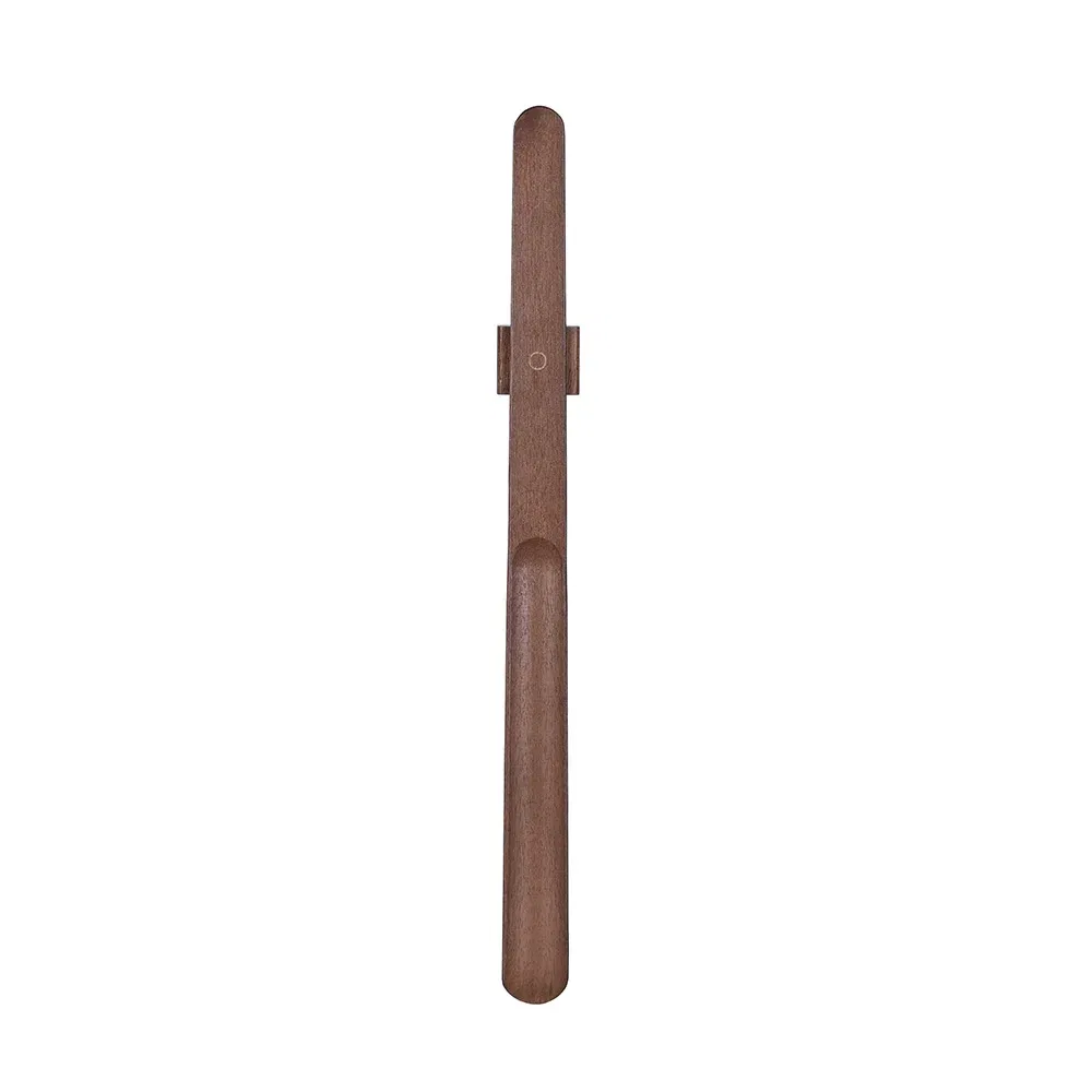 Color: Gold - 40/55/70cm Premium Rubber Wood Magnetic Shoe Horn - No Bending Needed, Elegant Shoe Helper