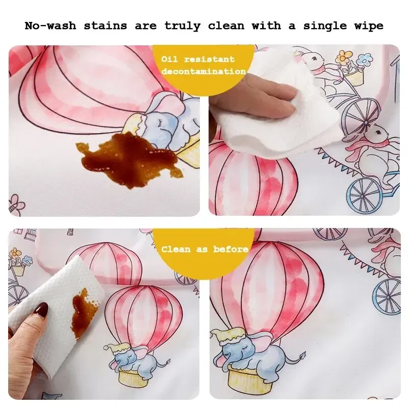 Size: S, Color: Blue - Baby Food Overalls Waterproof and Dirt-proof CHILDREN'S Apron Bib Spring and Autumn Girl Treasure Boy Baby Wash Back Wear Protec