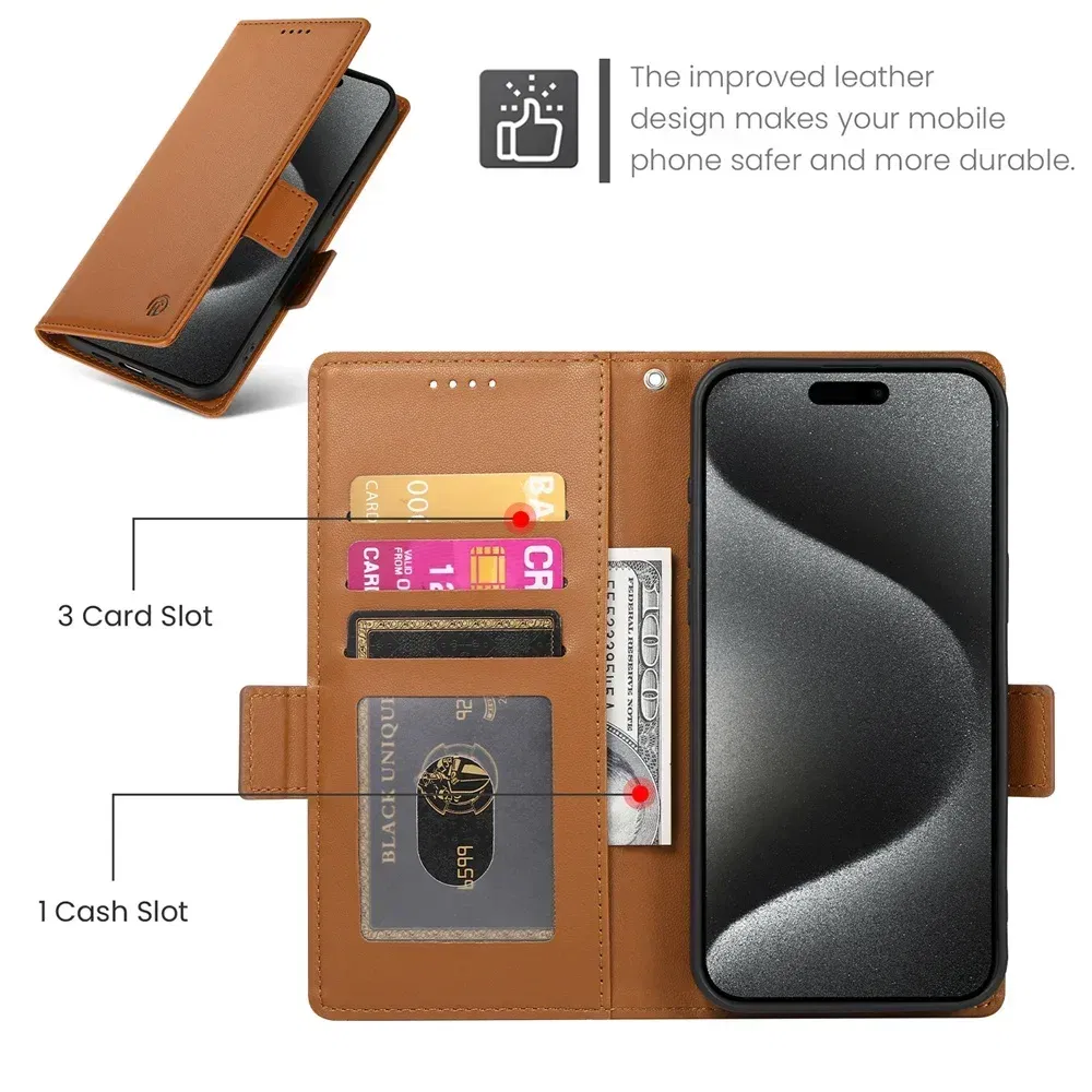 Color: black, Material: POLYESTER - PU Leather Flip Phone Case For iPhone 16 15 Pro Max 16E 14 13 1211 XS Max XR X 8 7 Plus SE KickStand Cards Solt Wallet Cover