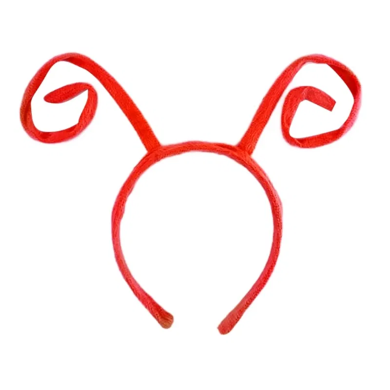 Color: Red - Halloween Headband Butterfly Antenna Headband Halloween Party Costume