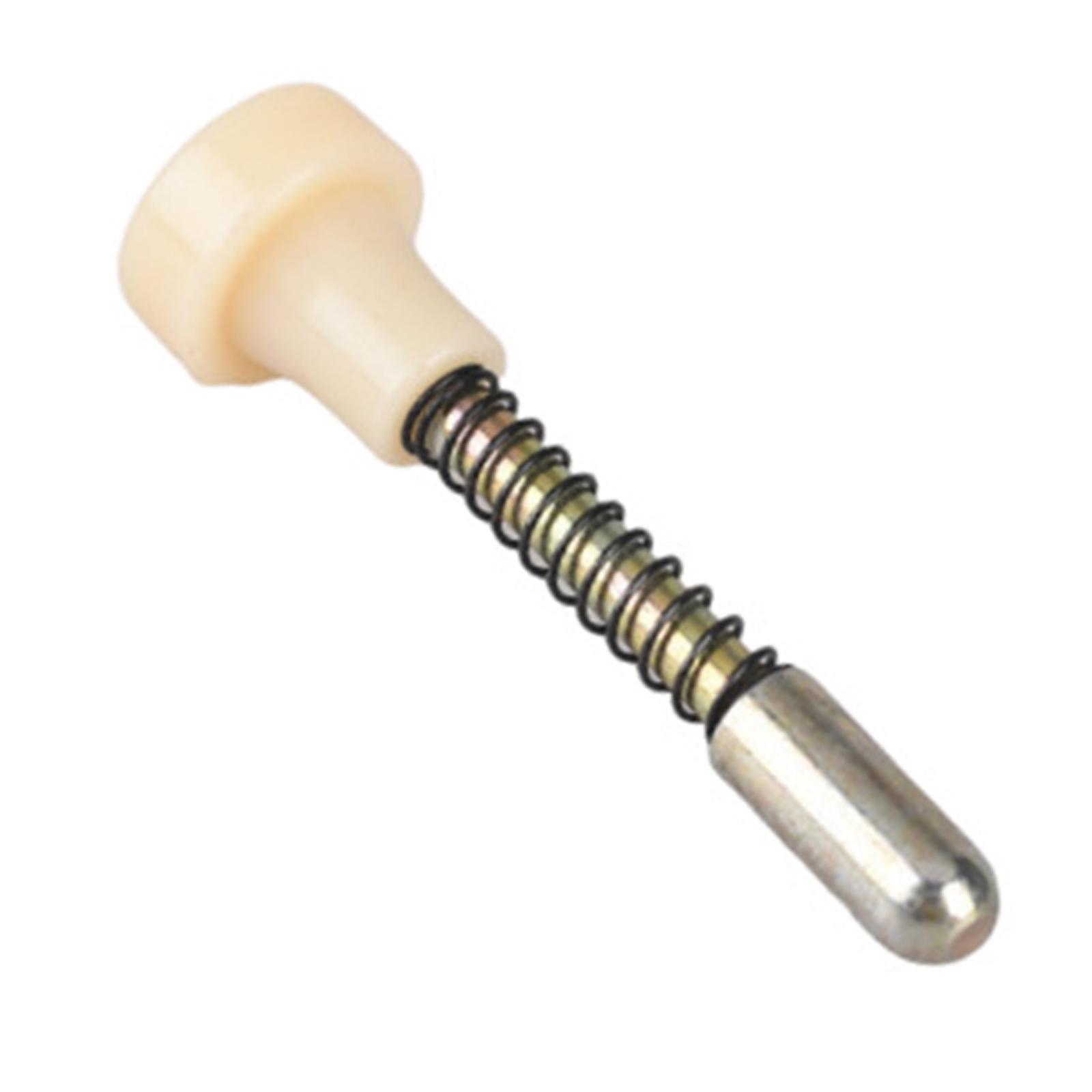 Color: Black & White - Spring Loaded Latch Pin Durable Multifunctional Replacement Hardware Steel Plunger for Small Bed Window Screen Cabinet Supplies