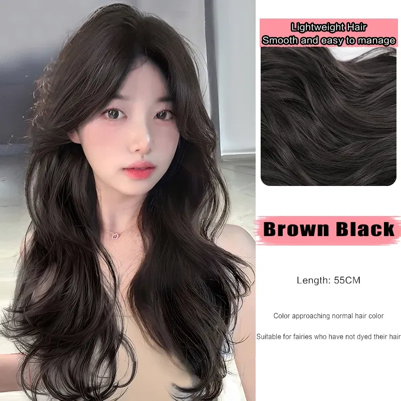 Color: T1B/Red - AOSI Part Synthetic Clip In Hair Extension Long Thick Curly Natural Blonde Flase Hair Hairpieces For Women Heat Resistant
