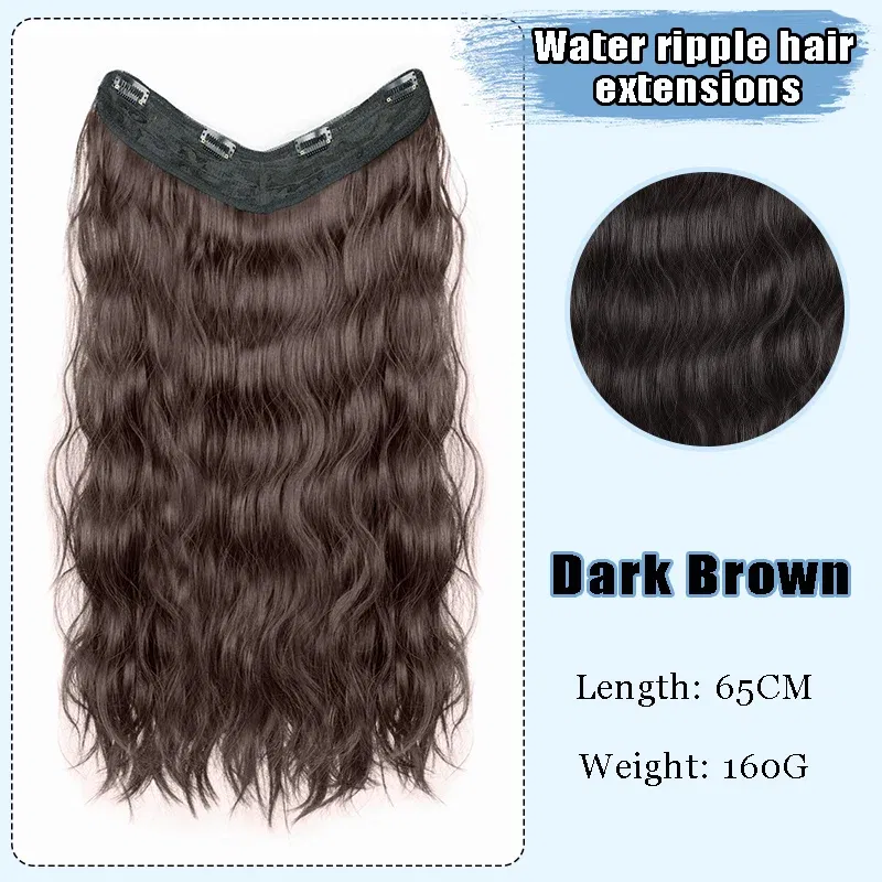 Color: P2/613 - AOSI Part Synthetic Clip In Hair Extension Long Thick Curly Natural Blonde Flase Hair Hairpieces For Women Heat Resistant