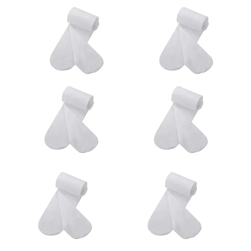 Color: MULTI, Size: L - 1/2/4/6/8 Pairs/lot Spring Summer Candy Kids Pantyhose Ballet Dance Tights for Girls Stocking Children Velvet Solid White