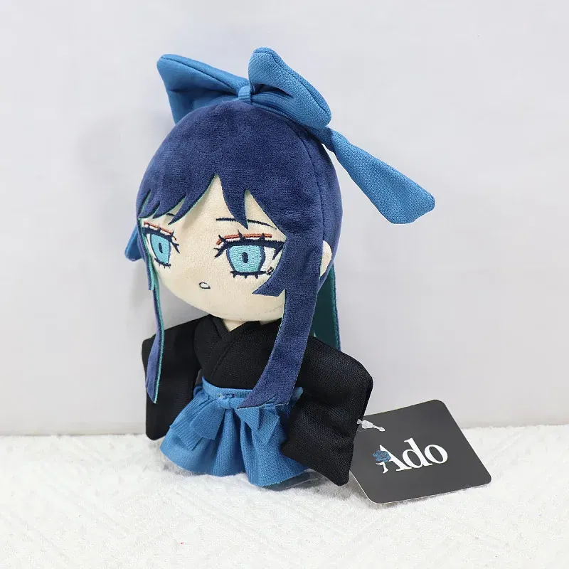 Color: FireBrick - 16cm New Ado Hibana Plush Toy Ado Merch Plush Singer Goods Ado Accessories Plushies Doll Singer Ado Stuffed Animal Soft Toy Gift