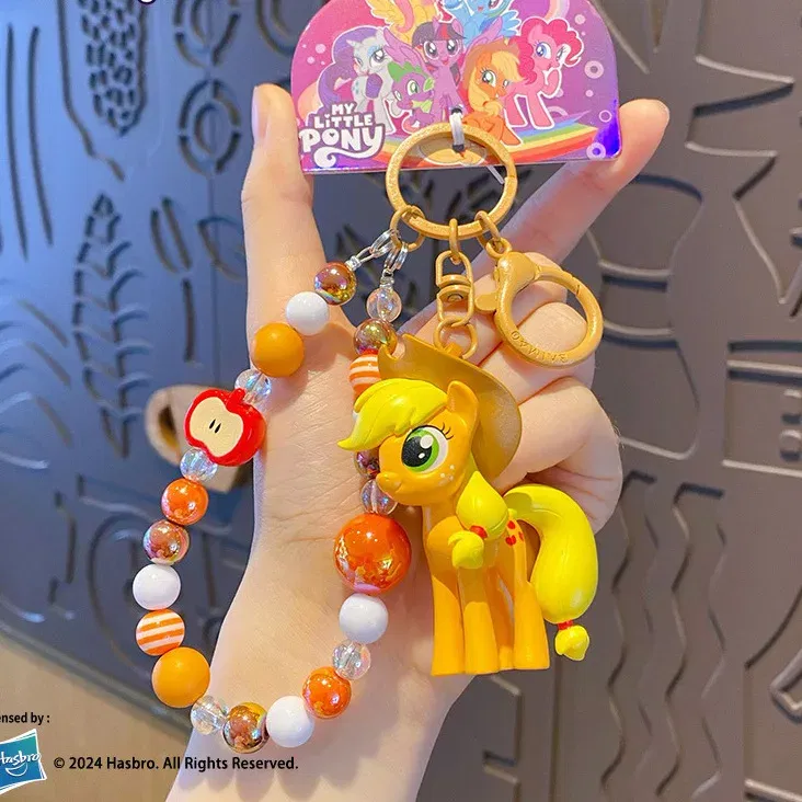 Color: Clear, Ships From: CHINA - Cartoon My Little Pony Toy Keychain Twilight Sparkle Pinkamena Diane Pie Fluttershy Rarity Rainbow Dash Key Buckle Keyring Gift