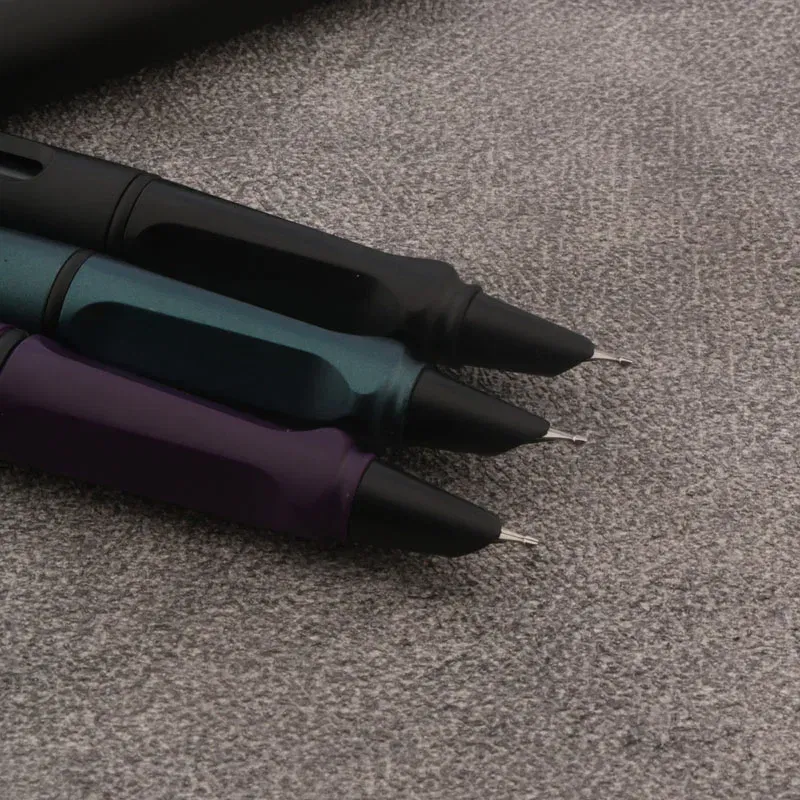 Color: WHITE - 1pc Naginata Fountain Pen Matte Blue Handmade Grinding 1.5mm Nib Business Office School Supplies Writing Pens
