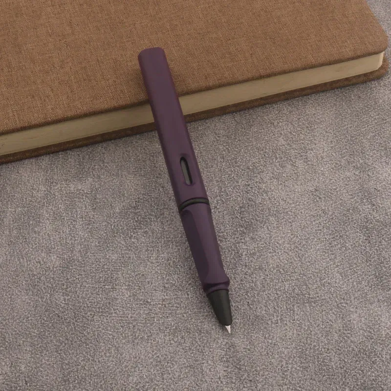 Color: WHITE - 1pc Naginata Fountain Pen Matte Blue Handmade Grinding 1.5mm Nib Business Office School Supplies Writing Pens